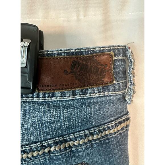 Delia's Womens low rise BAILEY bootcut blue jeans, size 20 - Picture 4 of 4